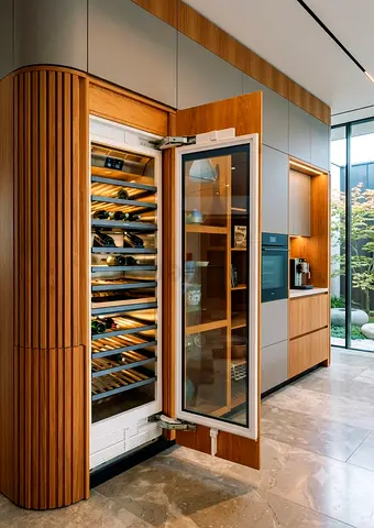 Gaggenau Series 400 Built-In Wine Fridge | 3-Zone Temperature | WiFi Diagnostics | Touch Screen zsty