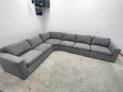 Perfect condition crate and barrel corner sofa for sale