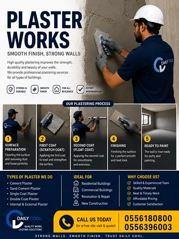 PLASTERING WORKS