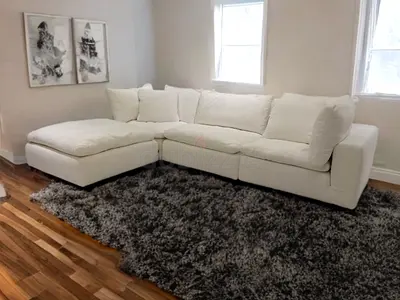 Expensive quality marina home original feather 🪶 filled modular 4_ piece sofa