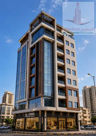 For Sale: Residential & Commercial Tower in Al Nuaimiya | Area: 864 sq.m (9,300 sq.ft) | Potential Annual Income: 3,624,000 AED