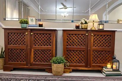 Marina Home Solid Wood Two Drawers