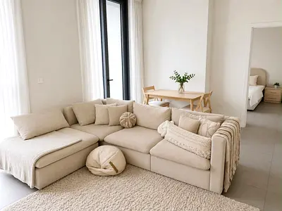Luxury Fully Furnished 2BHK | 2 Master Bedrooms | Huge Terrace | Full Pool View | 1,200 Sqft | 100