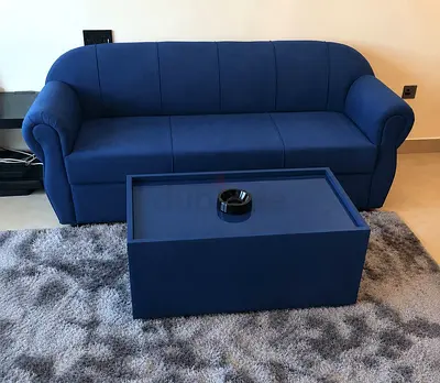 Blue 3-seater Sofa — Good quality