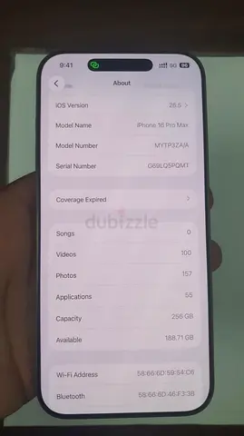 iPhone 16 Pro Max 256GB - Gold, Dual Physical Sim (HK Version) - Excellent Condition