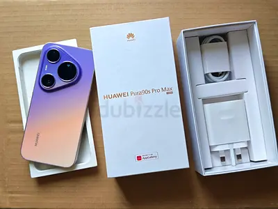 Huawei Pura90s Pro Max with original box and charger - Purple gradient few days usage only