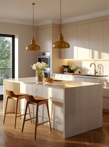 Modern kitchen island