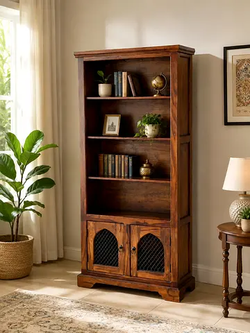 Marina Home Solid Wood Bookshelf