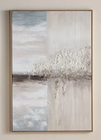New Still with packing from Home centre  Natura Duha Framed Canvas Wall Art - 100×150 cm