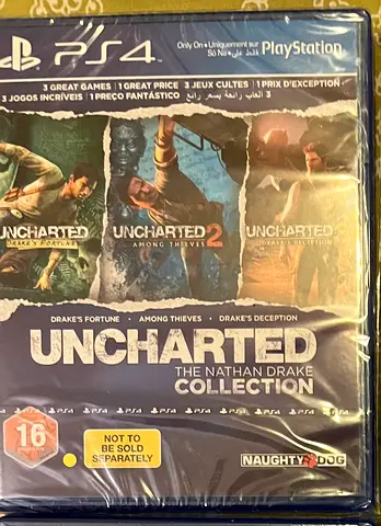 PS4 Uncharted collection (new) 3 games in 1 disc