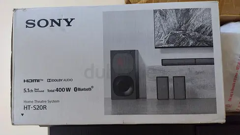 Sony HT-S20R 400W Bluetooth Home Theater Soundbar with Subwoofer and Rear Speakers