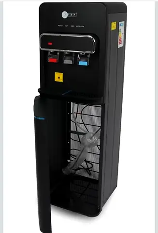 Standing Water Dispenser Cooler - Hot & Cold Tap, Black