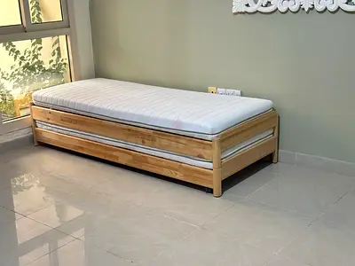 IKEA UTÅKER Stackable Single Bed Frames with 2 Mattresses (80×200 cm)

Versatile IKEA UTÅKER solid p