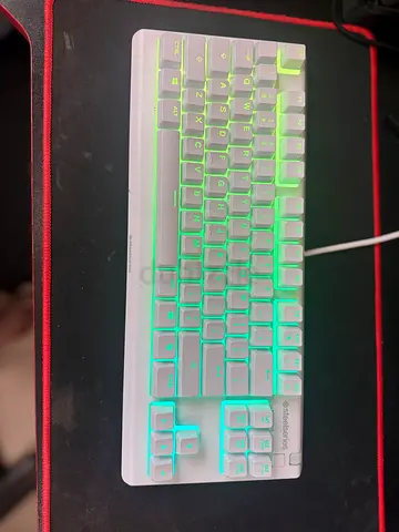 SteelSeries Apex 3 TKL White Gaming Keyboard – Excellent
