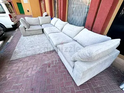 Pan Emirates Feather filled Sofa Excellent Condition