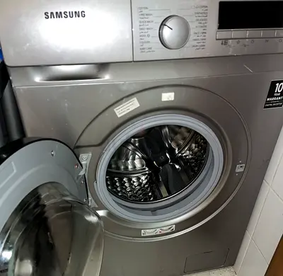 Samsung Front Load Washing Machine - 7kg, Silver