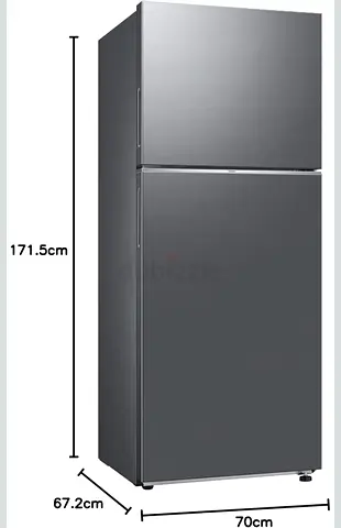 Samsung Top Freezer Refrigerator 388L - Silver, Excellent Condition