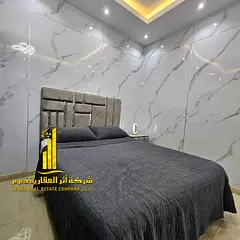 Beautiful furnished studio apartment with separate kitchen for monthly rent in Ajman - Al Rashidiya