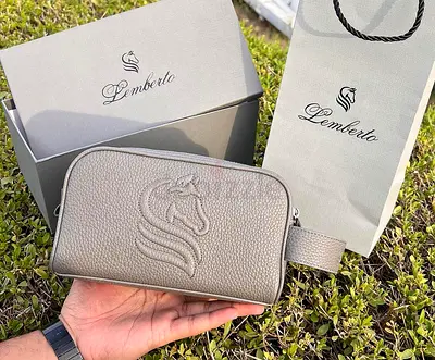 LEMBERTO LEATHER TRAVEL CLUTCH BAG 🔥🔥