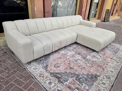 Chattels and More Olta L Shape Sofa Beige