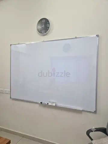 Large Wall-Mounted Whiteboard - Good Condition