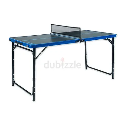 Foldable Portable Mini Ping Pong Table Set with Net, 2 Rackets, 3 Balls & Carry