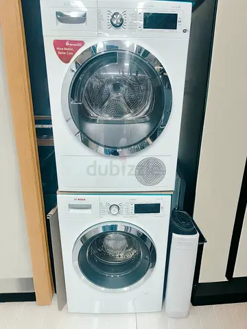 Bosch Series 8 Washer & Dryer Set – Separate Units with Wi-Fi Diagnostic