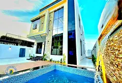 For sale: Modern 3-bedroom villa with pool in Al Yasmeen area, Ajman. Freehold , Bank financing.