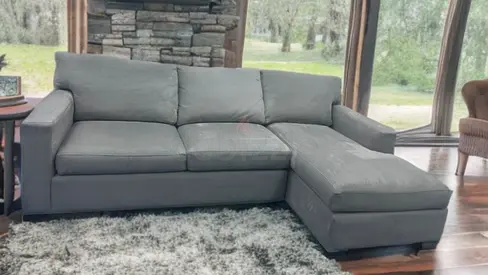 Perfect condition crate and barrel lshape sofa