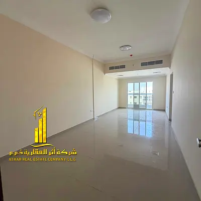 For annual rent ✅ Two-bedroom apartment in Ajman, Al Jurf 3 area - behind the Chinese Market ✔️ 3 bathrooms + balcony - spacious - new building
