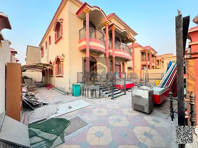 🏛️ Res/Comm Modern Villa on Main Road Side next to Mosque in Al Mwaihat 3 Ajman – 5 Master Beds, Large Yard & All Utilities Included (AED 2.2M - Nego