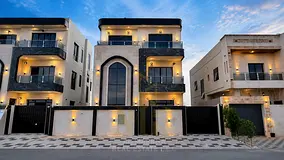 Al Bahia | A distinctive design consisting of two floors and a roof, including 5 master bedrooms, wi