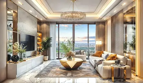 Marina & Skyline View | 1BR Apartment | Diamondz by Danube JLT | Furnished Interiors