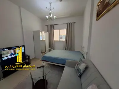فرصة ذهبية أفخم استوديو مفروش بالكامل للإيجار الشهري في ابراج الياسمين الجرف 2– عجمان ✨
