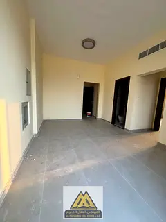 Brand-new 1BR in Al Jurf 3, 2 baths, balcony, family building, AED 35K yearly, 6 payments.
