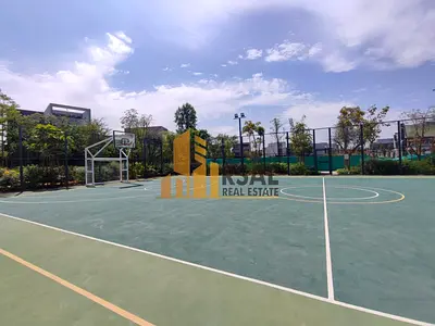 3 Bedrooms Spacious Villa for Rent in Sendian | Maid Room | Closed kitchen equipped with a washing machine and burner