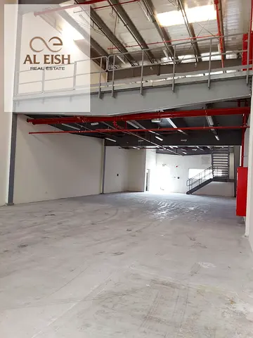 Showroom Cum Warehouse for Rent in Al Quoz | 6,451.13 SQFT | Mezzanine Office | 65 KW Power | Prime Main Road Location