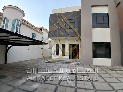 **🏡 Modern Villa for Annual Rent in Al Hooshi – Sharjah** ✨ **First Occupancy | Modern Finishing | 5,000 sq ft** * 4 Master Bedrooms with Built-in W