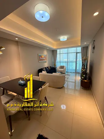 شقه فاخره ثاني ساكن غرفه وصاله مع بلكونه و جيم و مسبح.عجمان غلفا تاور. للإيجار الشهري✨الإيجار يشمل الفواتير والإنترنت وموقف
