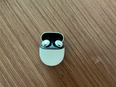 White true wireless earbuds Google Pixel Buds Pro
