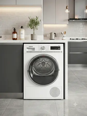 SIEMENS Brand iQ700 Latest New Model 9kg Dryer shelf Cleaning Condenser Dryer , With WifiConn@ct. Zs