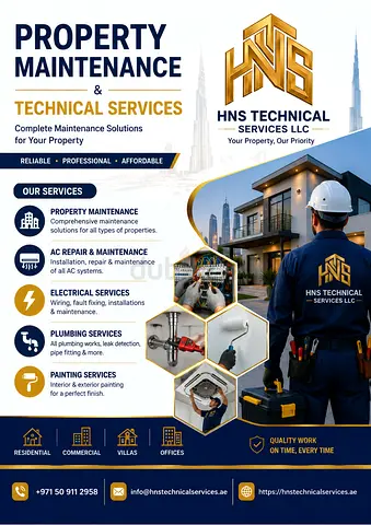 HNS Technical Services LLC | Property Maintenance Company Dubai
