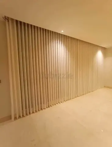 Full-length Neutral Vertical Curtains - Brand New