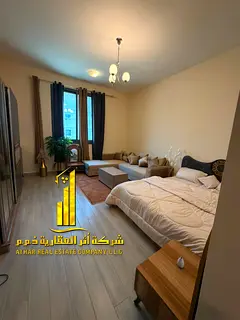 🏡 The most luxurious and elegant studio for monthly rent in Al Jurf 2, near Etisalat and with eas