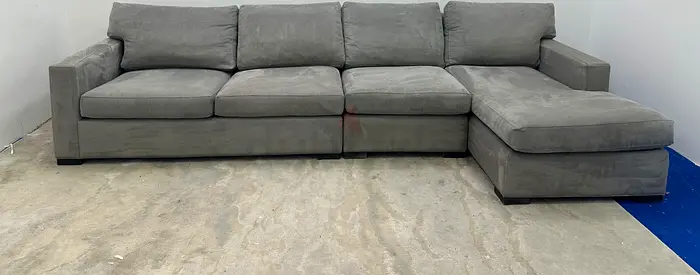 As like new condition crate&barrel lshape sofa