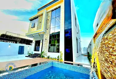 For sale: Modern 3-bedroom villa with pool in Al Yasmeen area, Ajman. Freehold , Bank financing.