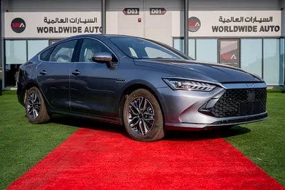 BYD QIN PLUS PHEV LUXURY 2026 Grey GCC Showroom