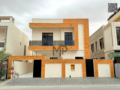 The epitome of luxury in Al Yasmin – Ajman! A villa with a modern architectural design and an elega