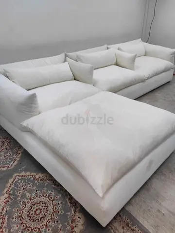 Perfect new condition marina home feather 🪶 filled lshape sofa