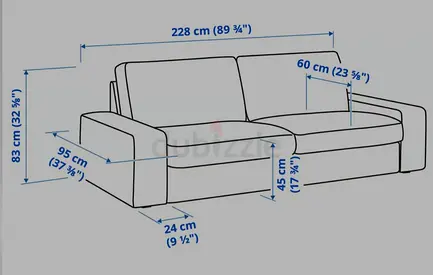 3 seaters KIVIK Sofa (IKEA)